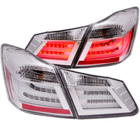 ANZO USA-321317 | Tail Light Assembly; LED; Clear Lens; Chrome Housing;Pair 4 pc.;