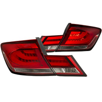 ANZO USA-321326 | Tail Light Assembly; LED; Red/Clear Lens;Pair