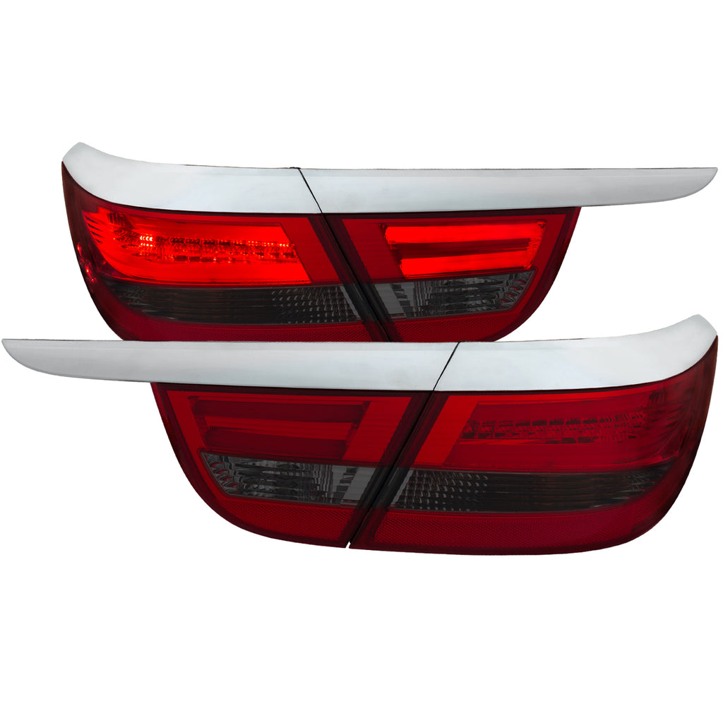 ANZO USA-321328 | Tail Light Assembly; LED; Clear Lens; Chrome Housing;Pair