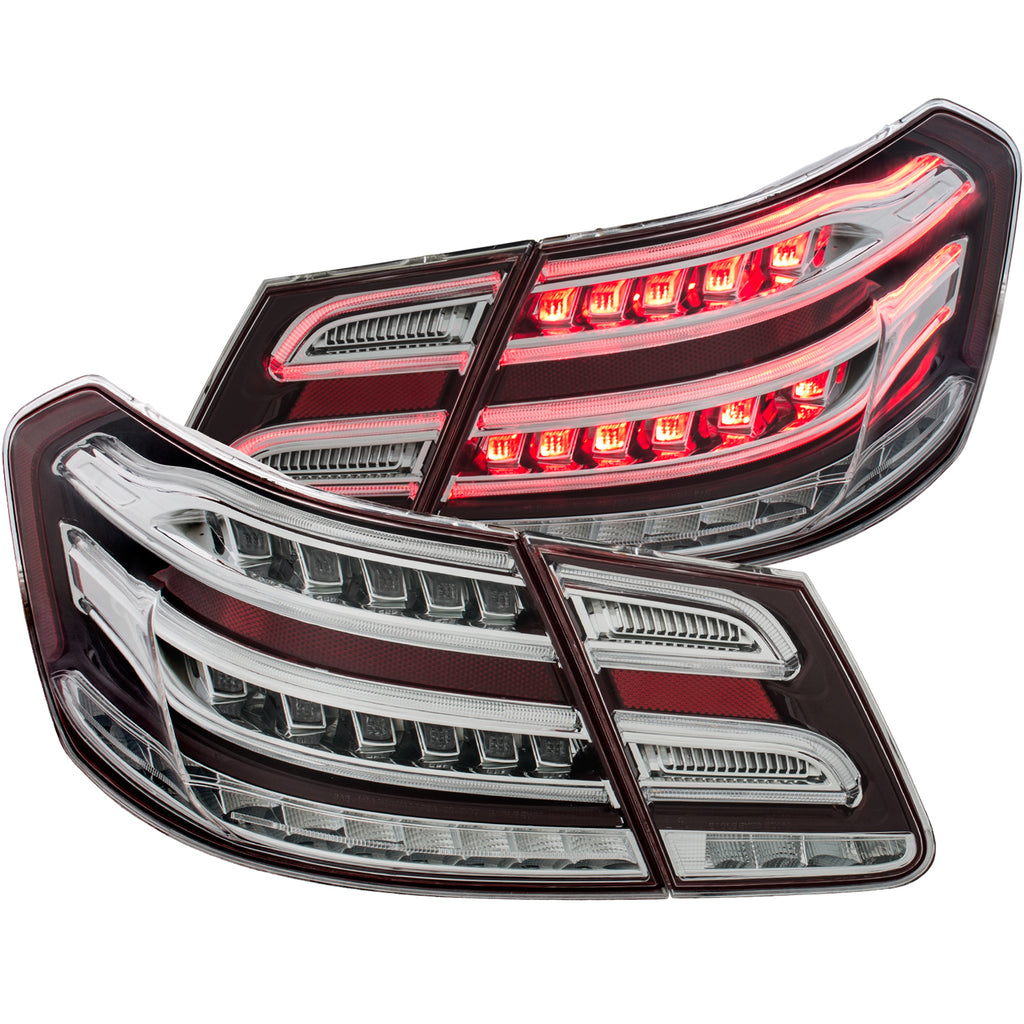 ANZO USA-321330 | Tail Light Assembly; LED; Clear Lens; Chrome Housing;Pair