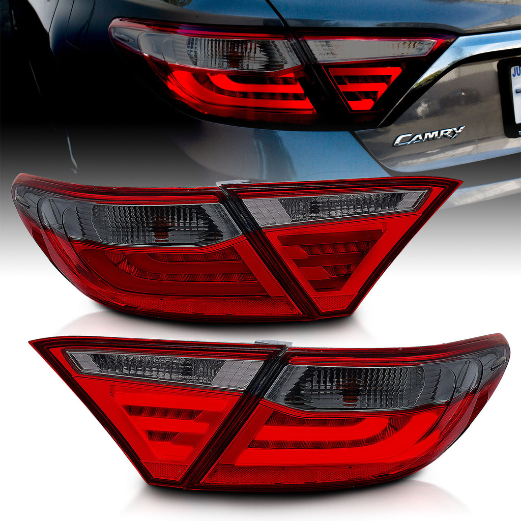 ANZO USA-321336 | Tail Light Assembly; LED; Red/Smoke Lens;