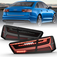 ANZO USA-321351 | LED Tail Lights LED TAILLGIHT BLACK HOUSING SMOKE LENS 4 PCS W/SEQUENTIAL SIGNAL Pair
