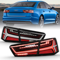 ANZO USA-321352 | LED Tail Lights LED TAILLIGHT BLACK HOUSING CLEAR LENS 4 PCS W/SEQUENTIAL SIGNAL Pair