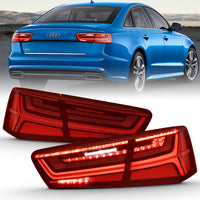 ANZO USA-321353 | LED Tail Lights LED TAILLIGHT BLACK HOUSING RED/CLEAR LENS 4 PCS W/SEQUENTIAL SIGNAL Pair