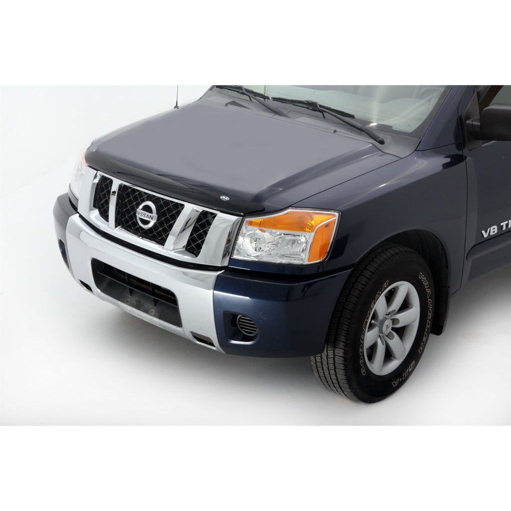 Auto Ventshade 21904 Hoodflector Dark Smoke Hood Shield for 2004-2015 Nissan Titan 2005-2015 Armada