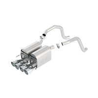 Borla 11814 | Borla Touring Axle-Back Exhaust System for 2005-2008 Chevrolet Corvette (C6) 6.0L/6.2L V8 Automatic; Manual Transmission; Rear Wheel Drive (RWD) 2-Door Coupe; Convertible.