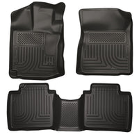 Husky Liners 99541 | Husky Liners Front & 2nd Seat Floor Liners, Fits 12-14 VENZA FRONT/2ND SEAT FLOOR LINERS BLACK