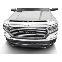 Auto Ventshade 753163-PWD Aeroskin LightShield Color Hood Protector Ivory Pearl Tri-Coat for 2019-2022 Ram 1500; Will not fit Rebel and TRX models