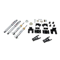 BELLTECH 646SP LOWERING KITS  Front And Rear Complete Kit W/ Street Performance Shocks 2007-2013 Chevrolet Silverado/Sierra ((All Cabs) 2WD/4WD) +1 in. to -2 in. F/4 in. R drop W/ Street Performance Shocks