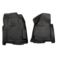 Husky Liners 33841 | Husky Liners Front Floor Liners, Fits 12-16 F250/F350 SUPER DUTY REG CAB (W/MANUAL 4X4 TRANSFER CASE SHIFTER) FRONT FLOOR LINERS BLACK