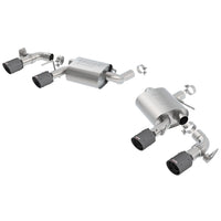 Borla 11924CFBA|Borla S-TYPE W/DUAL MODE EXH. VALVES D RD AC CFBA SR TIP: 4.0" RD X 6.25"; CARBON FIBER BLACK ANODIZED CENTER for 2016-2021 Camaro SS 6.2L V8 AT/MT RWD 2DR 2.75", 2.50" "S-TYPE W/DUAL MODE EXH. VALVES D RD AC CFBA SR TIP: 4.0" RD X 6.25".