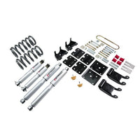BELLTECH 769SP LOWERING KITS  Front And Rear Complete Kit W/ Street Performance Shocks 1995-2002 Chevrolet Astro/Safari (2WD w/ Factory Steel Leaf) 2.5 in. F/3.5 in. R drop W/ Street Performance Shocks