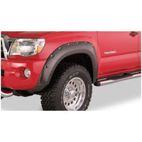 Bushwacker 31053-02 Black Pocket/Rivet Style Smooth Finish Front Fender Flares for 2005-2011 Toyota Tacoma