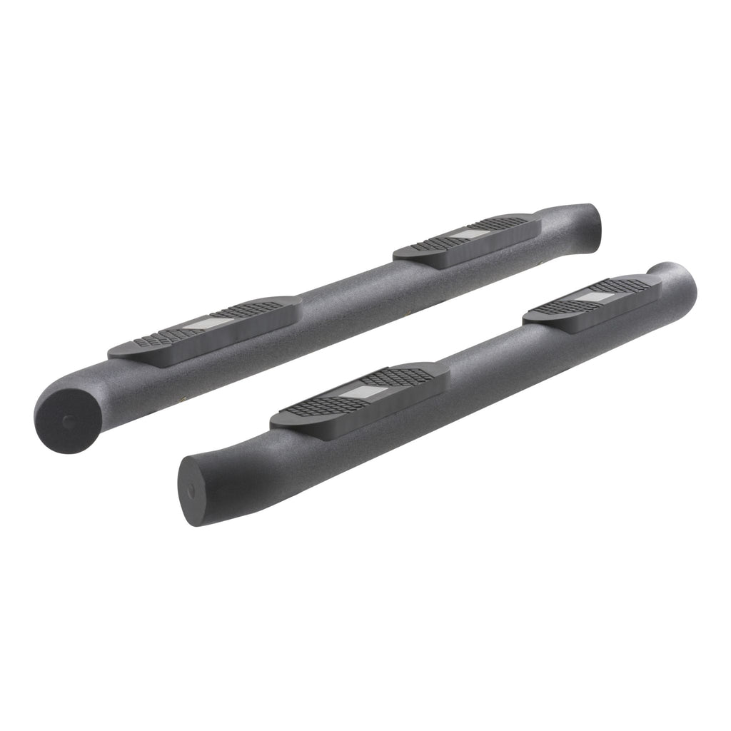 Big Step 4" Black Aluminum Round Side Bars Select Toyota Tundra