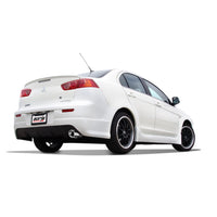 Borla 11782 | Borla S-Type Axle-Back Exhaust System for 2008-2011 Mitsubishi Lancer 2.0L/2.4L 4 Cyl. FWD Automatic; Manual Transmission; 4-Door.