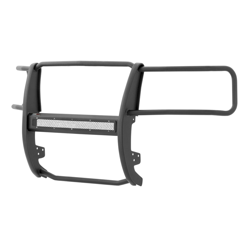 Pro Series Black Steel Grille Guard with Light Bar Select Chevy Silverado 1500