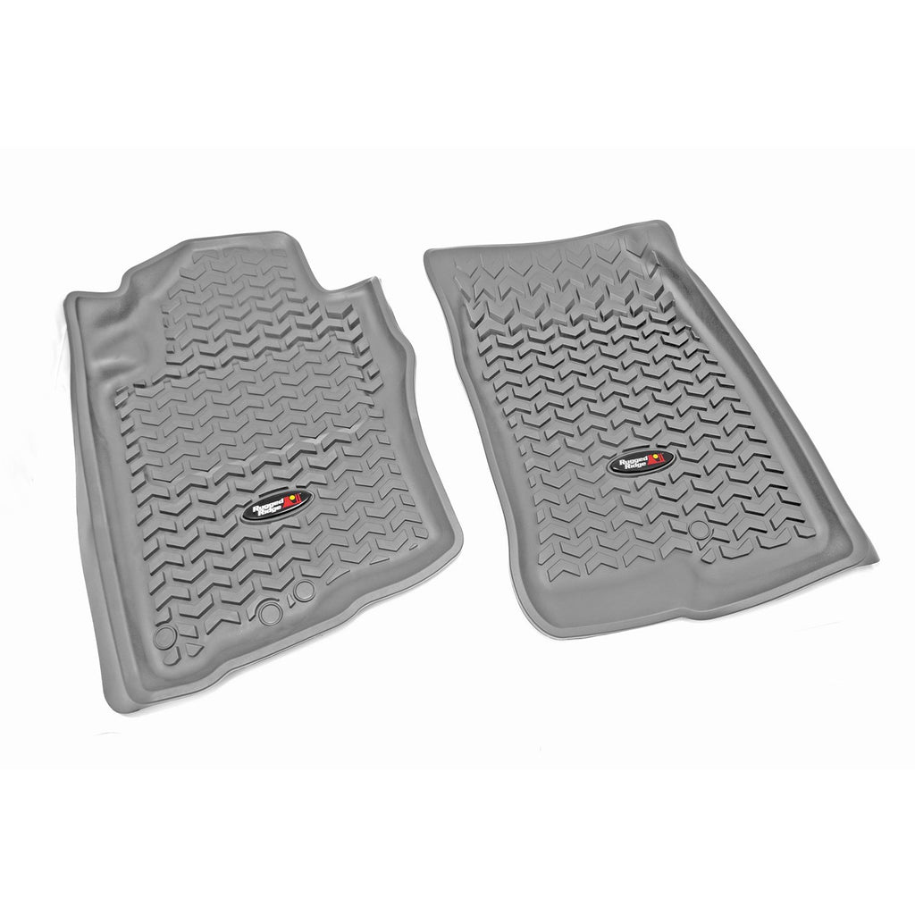 Rugged Ridge 84905.10 | Floor Liners, Front, Gray; 05-12 Nissan Pathfinder/05-15 Xterra