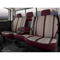 FIA-TR42-50 WINE | 11-16 F250/F350/F450/F550 SUPER DUTY HD TR REAR 60/40 SEAT COVER WINE