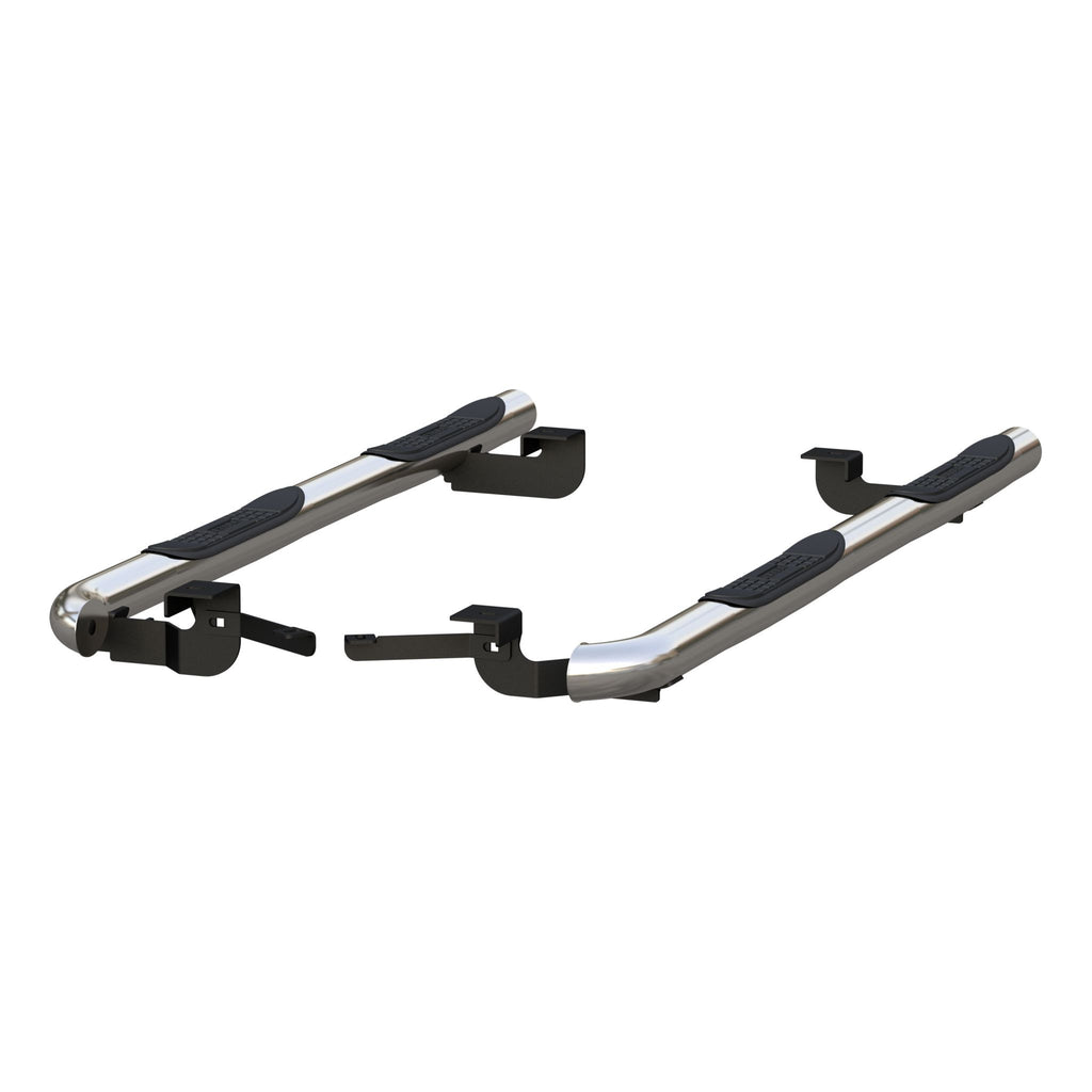 3" Round Polished Stainless Side Bars Select Toyota RAV4