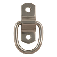 1" x 1-1/4" Surface-Mounted Tie-Down D-Ring (1200 lbs Stainless)