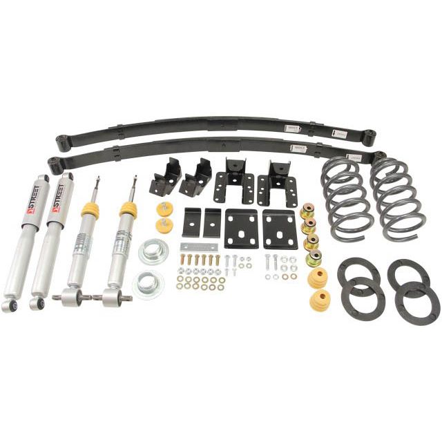 BELLTECH 988SP LOWERING KITS  Front And Rear Complete Kit W/ Street Performance Shocks 2014-2015 Chevrolet Silverado/Sierra (Std Cab) 2wd 3 in. or 4 in. F/5 or 6 in. R Drop W/ Street Performance Shocks