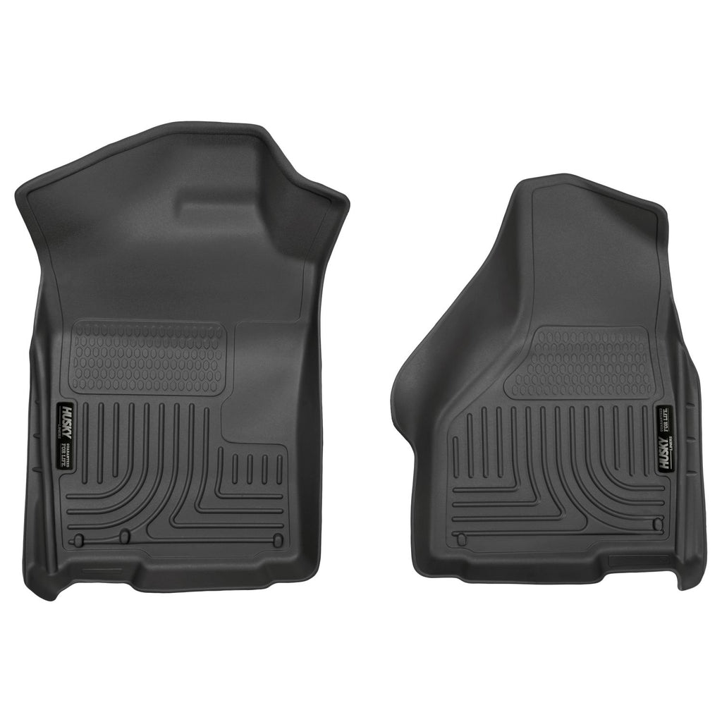 Husky Liners 18031 | Husky Liners Front Floor Liners, Fits 02-15 RAM 1500/03-15 RAM 2500/3500 QUAD/STD CAB WEATHERBEATER FRONT FLOOR LINERS BLACK