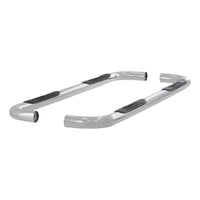 3" Round Polished Stainless Side Bars Select Dodge Ram Dakota