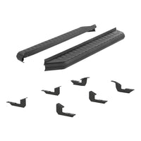 AeroTread 5" x 67" Black Stainless Running Boards Select Toyota 4Runner