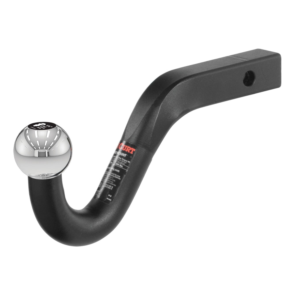 Euro Mount (1-7/8" Ball 1-1/4" Shank 3500 lbs. -3/4" High 8-3/4" Long)