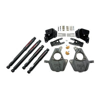 BELLTECH 946ND LOWERING KITS  Front And Rear Complete Kit W/ Nitro Drop 2 Shocks 2005-2006 Chevrolet Silverado/Sierra (Std Cab w/ Factory Front Torsion Bar) 2 in. F/3 in. R drop W/ Nitro Drop II Shocks