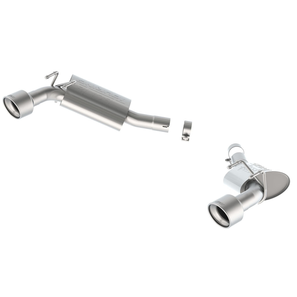 Borla 11774 | Borla Touring Axle-Back Exhaust System for 2010-2013 Chevrolet Camaro SS 6.2L V8 Automatic/ Manual Rear Wheel Drive (RWD) 2-Door Coupe; Convertible.