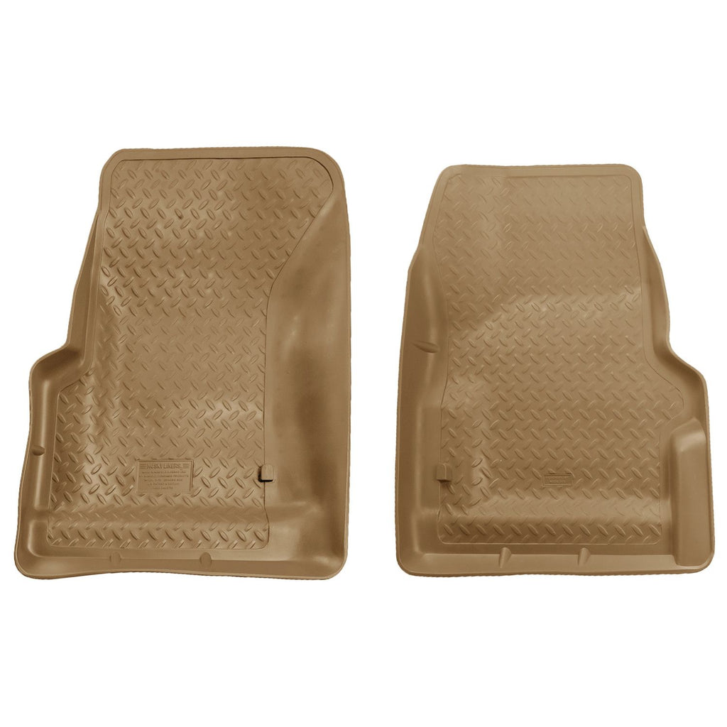 Husky Liners 31733 | Husky Liners Front Floor Liners, Fits 97-06 WRANGLER FLOOR LINER TAN