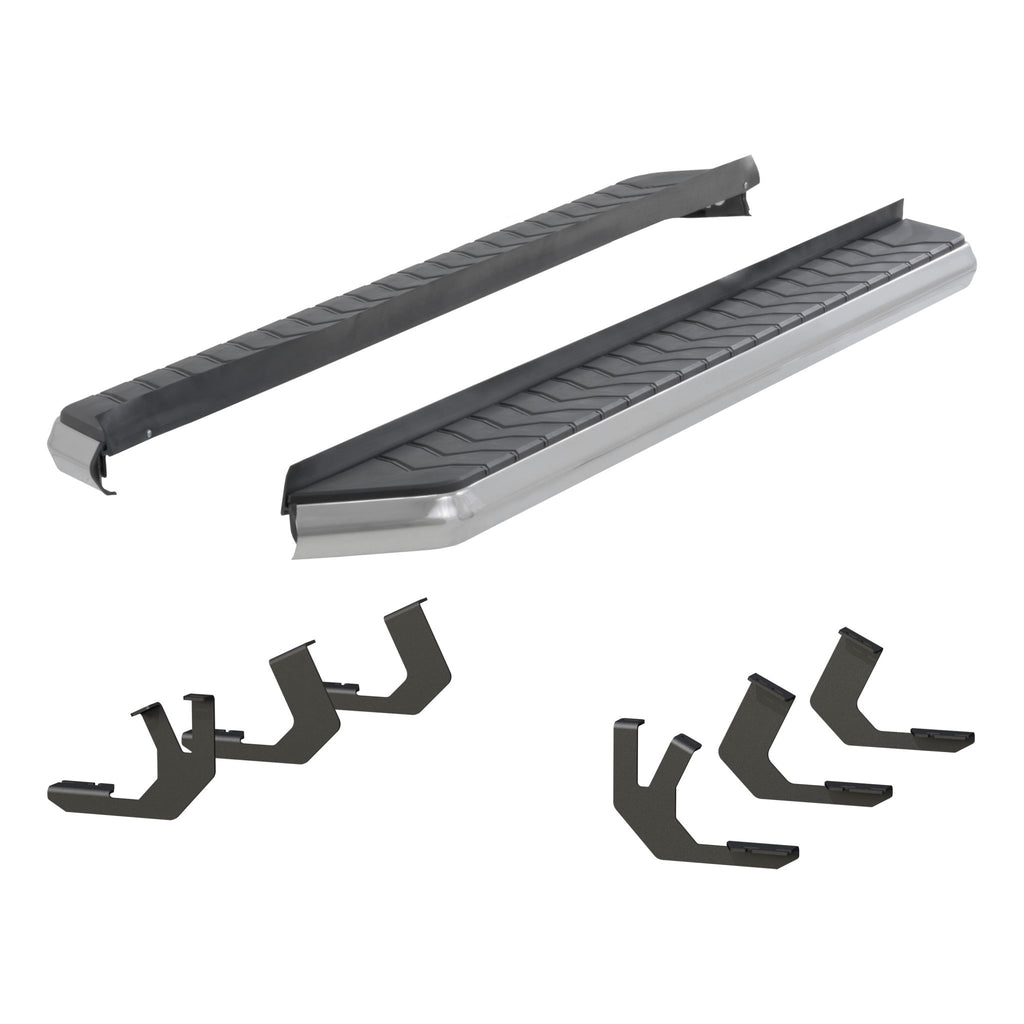 AeroTread 5" x 70" Polished Stainless Running Boards Select Toyota 4Runner