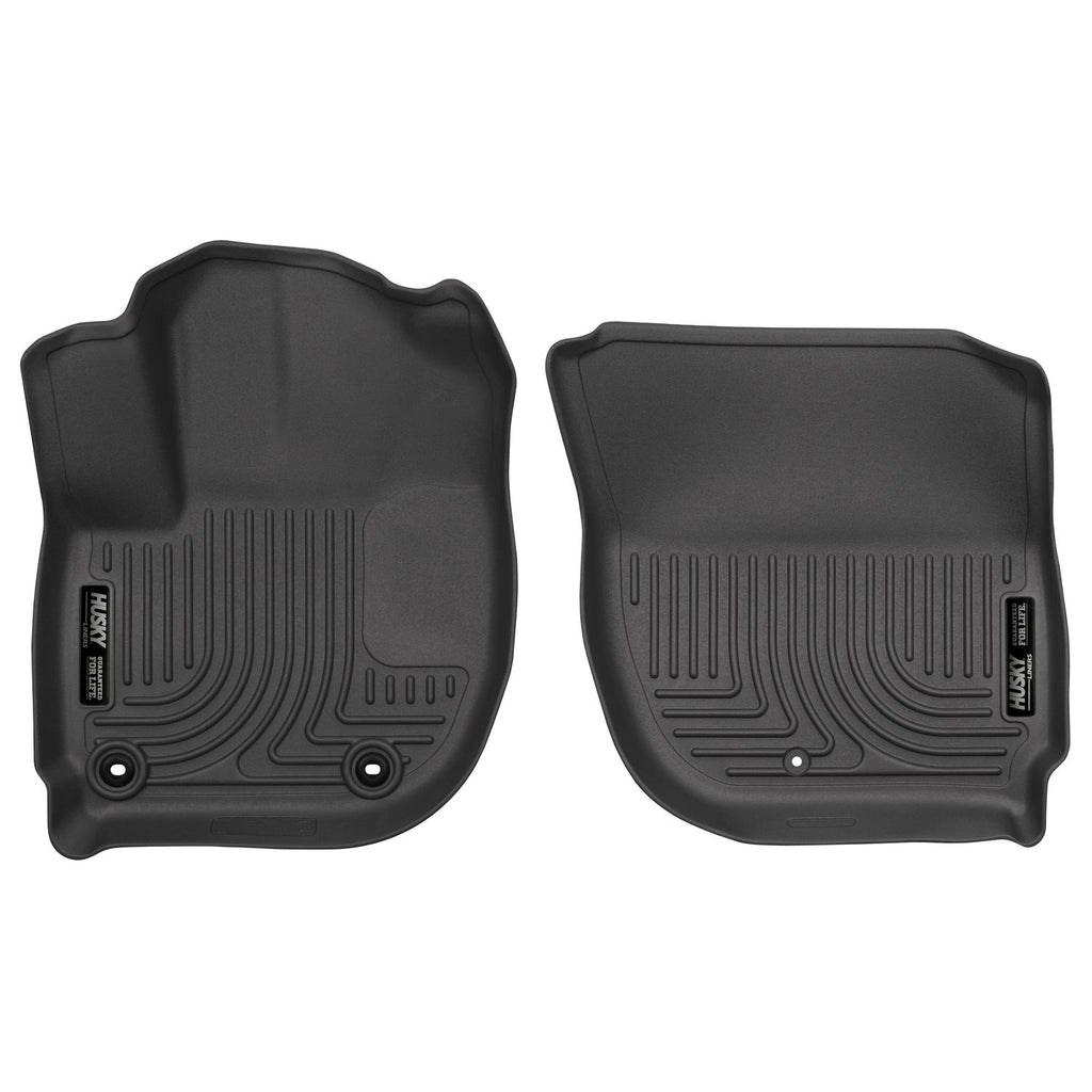Husky Liners 18491 | Husky Liners Front Floor Liners, Fits 15-C HONDA FIT/16-C HR-V WEATHERBEATER SERIES FRONT FLOOR LINERS BLACK