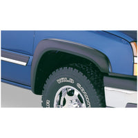 Bushwacker 40900-01 Black Extend-A-Fender Style Smooth Finish 4-Piece Fender Flare Set for 1973-1987 C20-30 K10-30 R10-30; 1973-1991 Blazer/Jimmy; 1979-1987 C/K 1500-2500; 1988-1991 C/K 2500-3500