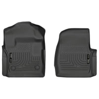 Husky Liners 13311 | Husky Liners Front Floor Liners, Fits 17-19 F250/F350 SUPER DUTY FRONT FLOOR LINERS WEATHERBEATER SERIES BLACK