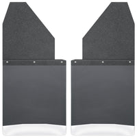 Husky Liners 17111 | Husky Liners Kick Back Mud Flaps 14 Wide - Black Top and Stainless Steel Weight, Fits KICK BACK MUD FLAPS 14IN WIDE - BLACK TOP AND STAINLESS STEEL WEIGHT