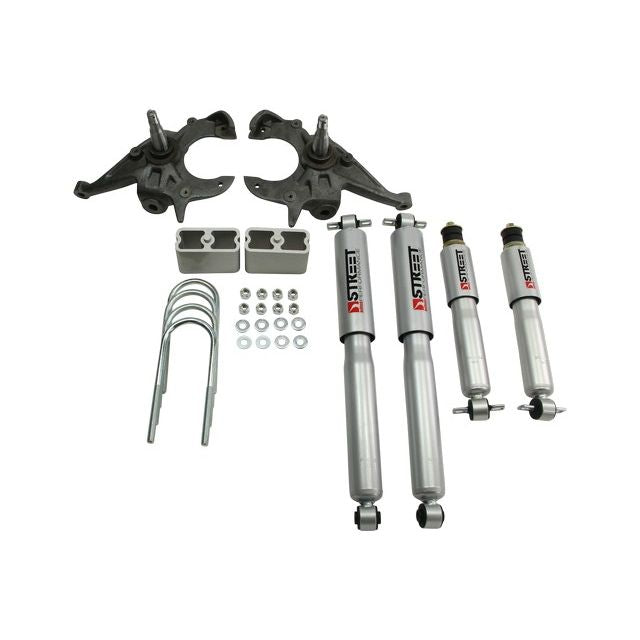 BELLTECH 617SP LOWERING KITS  Front And Rear Complete Kit W/ Street Performance Shocks 1982-2004 Chevrolet S10/S15 Pickup 4&6 cyl. (Ext Cab) 2 in. F/3 in. R drop W/ Street Performance Shocks