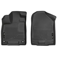 Husky Liners 18411 | Husky Liners Front Floor Liners, Fits 16-C PILOT FRONT FLOOR LINERS WEATHERBEATER SERIES BLACK