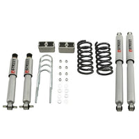 BELLTECH 436SP LOWERING KITS  Front And Rear Complete Kit W/ Street Performance Shocks 1983-1997 Mitsubishi Mighty Max 2.5 in. F/3 in.R drop W/ Street Performance Shocks