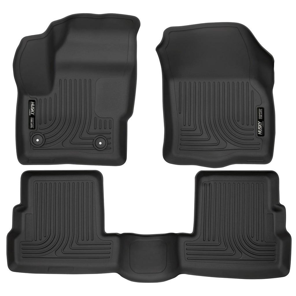 Husky Liners 99301 | Husky Liners Front & 2nd Seat Floor Liners, Fits 15-16 MKC FRONT & 2ND SEAT FLOOR LINERS WEATHERBEATER SERIES