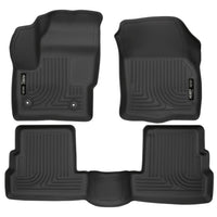 Husky Liners 99301 | Husky Liners Front & 2nd Seat Floor Liners, Fits 15-16 MKC FRONT & 2ND SEAT FLOOR LINERS WEATHERBEATER SERIES