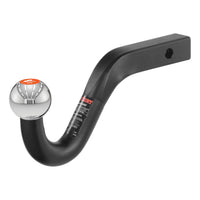 Euro Mount (2" Ball 1-1/4" Shank 3500 lbs. -3/4" High 8-3/4" Long)
