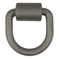 3"x 3" Weld-On Tie-Down D-Ring (6100 lbs Raw Steel)
