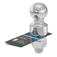 1-7/8" Trailer Ball (1" x 2-3/16" Shank 1" Rise 3500 lbs. Chrome)