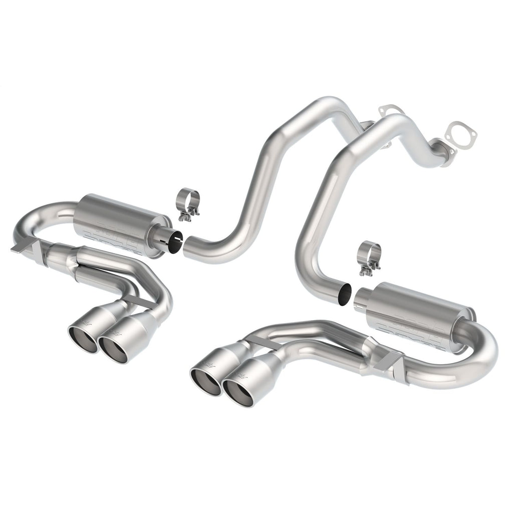Borla 140038 | Borla S-Type Cat-Back  Exhaust System for 1997-2004 Chevrolet Corvette (C5 and C5 Z06) 5.7L V8 Automatic and Manual Transmission Rear Wheel Drive Coupe; Convertible.