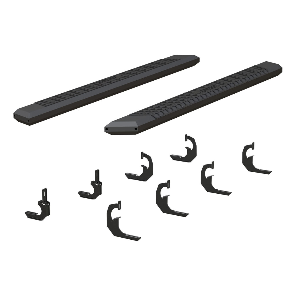 AdvantEDGE 5-1/2" x 75" Black Aluminum Side Bars Select Silverado Sierra