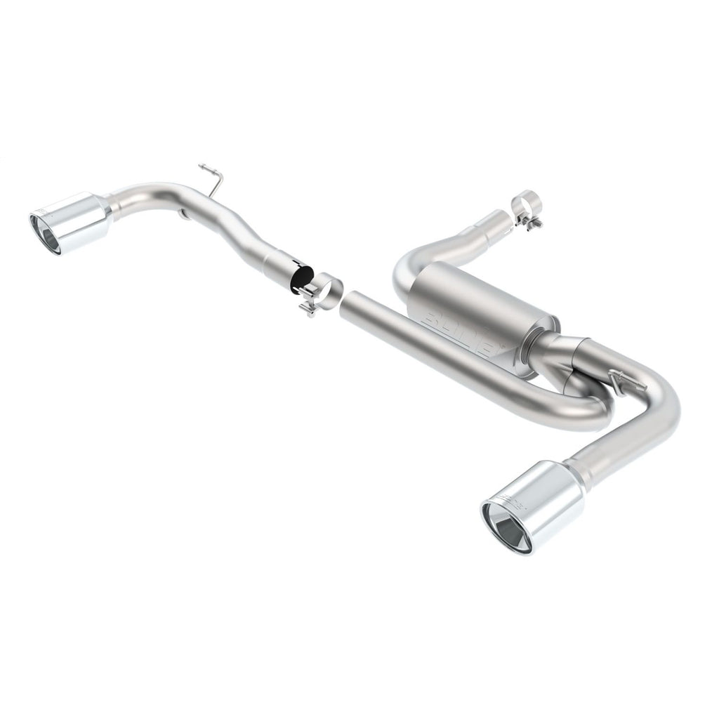Borla 11804 | Borla S-Type Axle-Back Exhaust System for 2011-2016 Mini Cooper Countryman S 1.6L 4 Cyl. Automatic; Manual Transmission; Front Wheel Drive 4-Door.