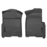Husky Liners 18331 | Husky Liners Front Floor Liners, Fits 09-14 F150 REG/SUPER/SUPER CREW CAB FRONT FLOOR LINERS BLACK