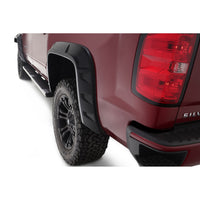 Bushwacker 40148-02 DRT Style Fender Flares; Rear for 2014-2018 Chevrolet Silverado 1500
